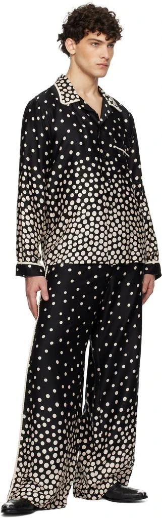 Anna Sui Black Polka Pyjama Pants 4