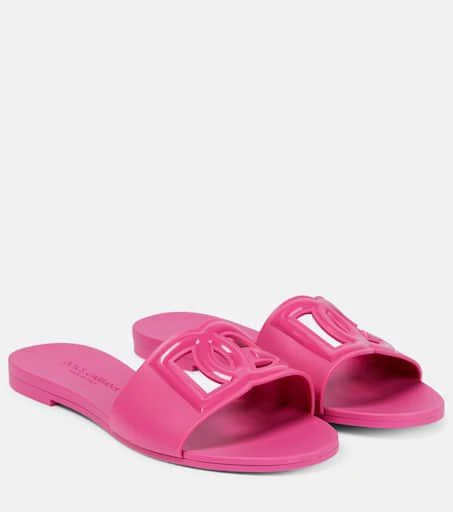 Dolce & Gabbana DG rubber slides 1