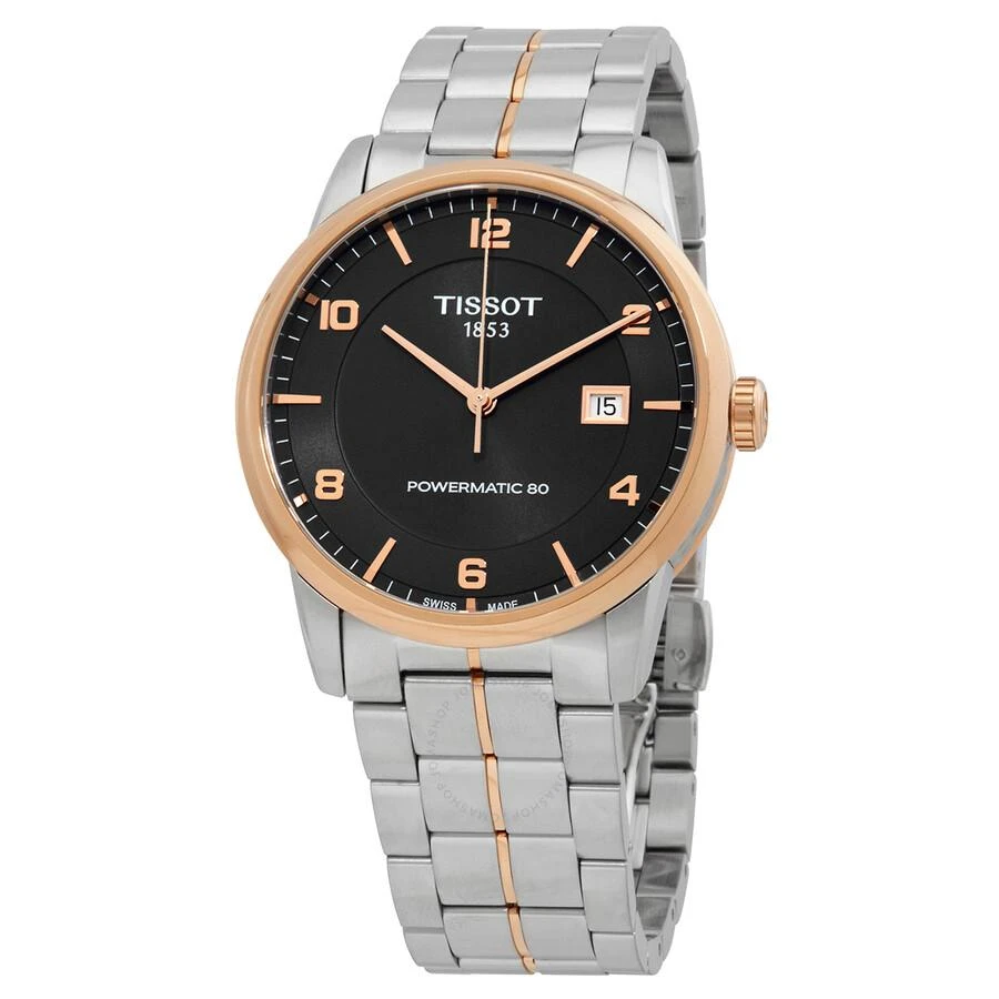 Tissot Open Box - Tissot Luxury Automatic Anthracite Dial Two-tone Men's Watch T086.407.22.067.00 1