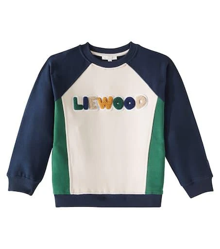 Liewood Aude Placement cotton jersey sweatshirt 1