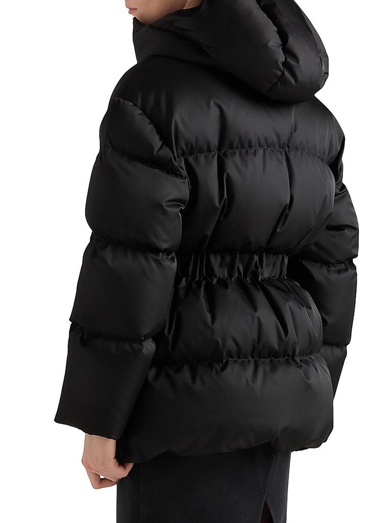 や*ん様 PRADA Hooded Down Coat Black Size40 Prada Re-Nylon Down Jacket - Coats - Free Shipping - BeyondStyle