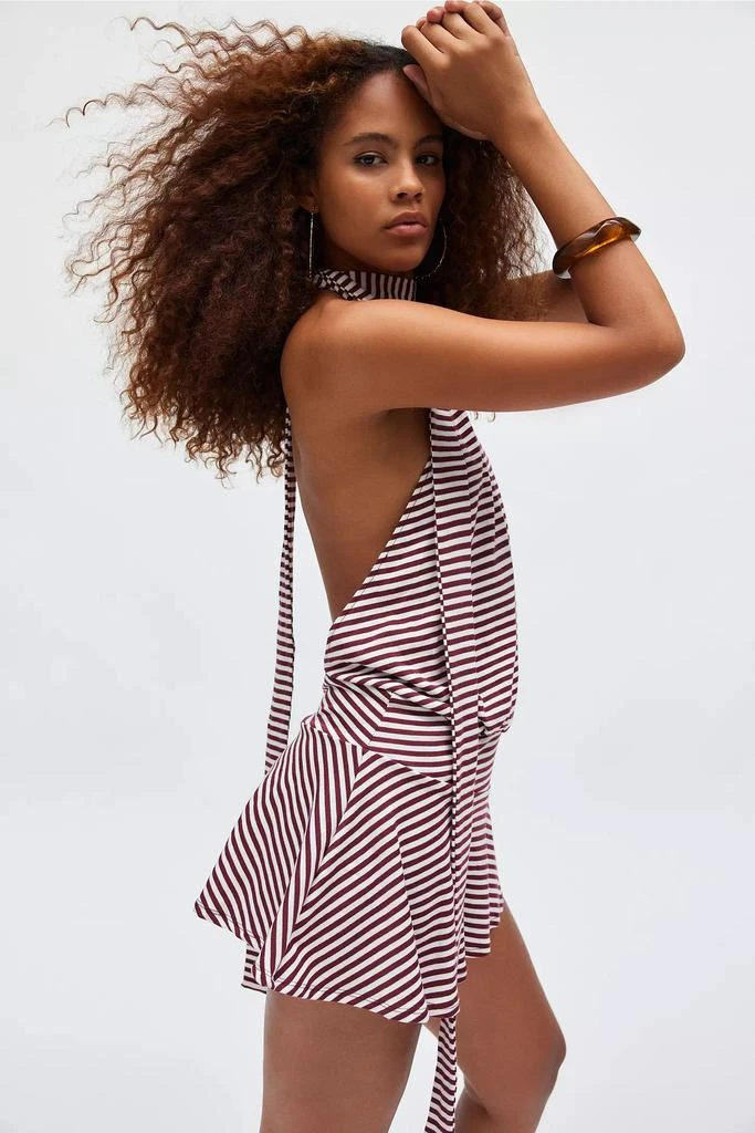 Jaded London Jaded London Enya Backless Draped Mini Dress 1