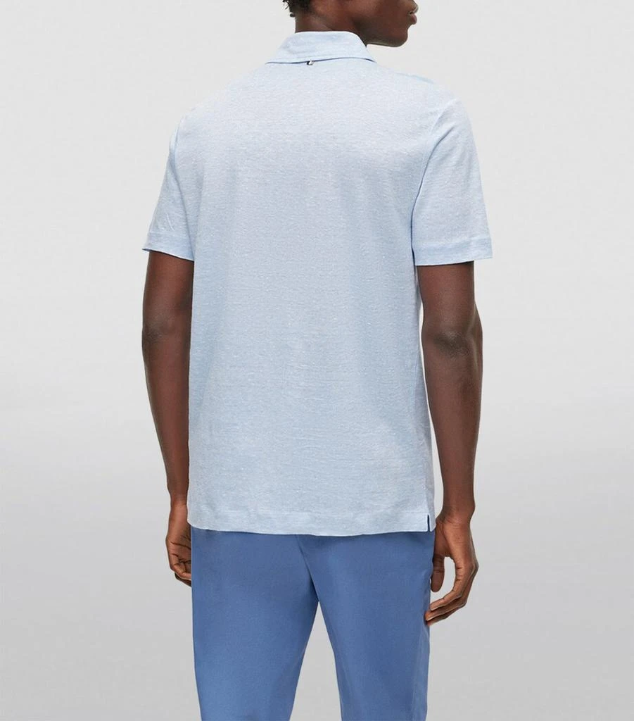 Hugo Boss Linen Polo Shirt 4