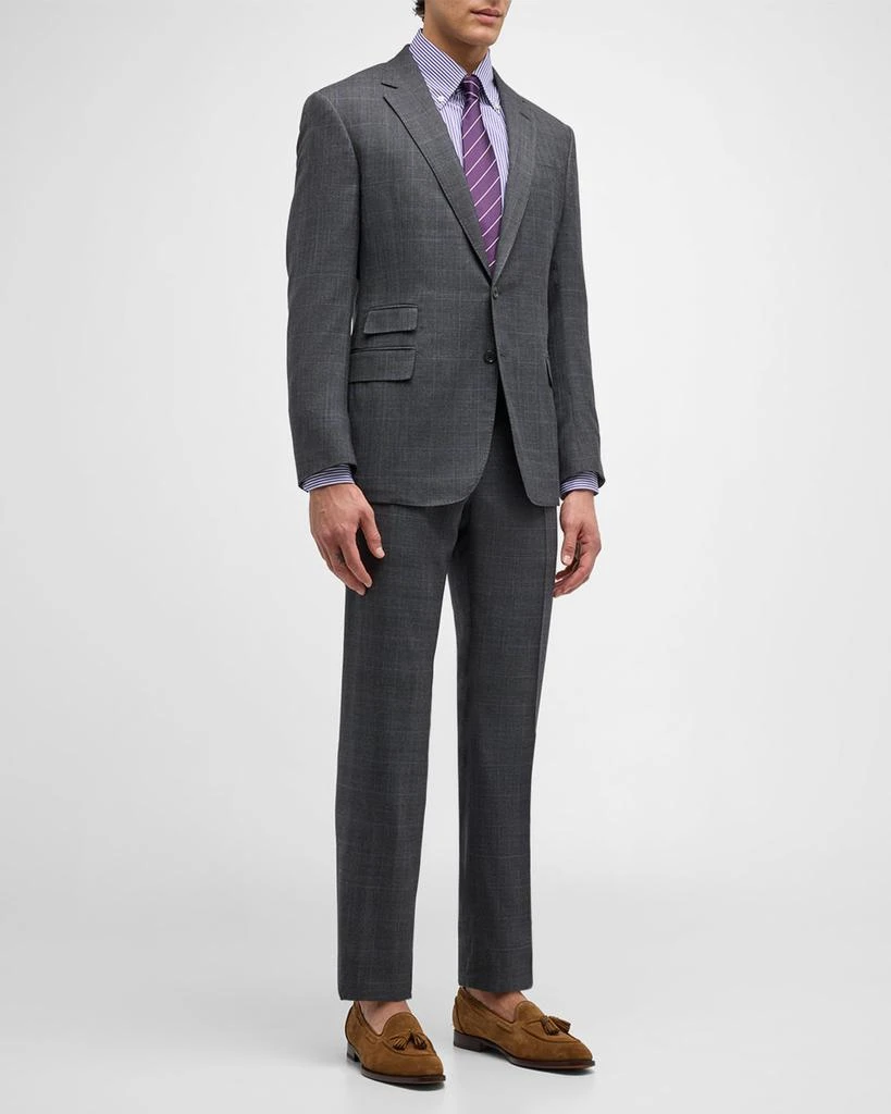 Ralph Lauren Men's Kent Hand-Tailored Glen Plaid Suit 2