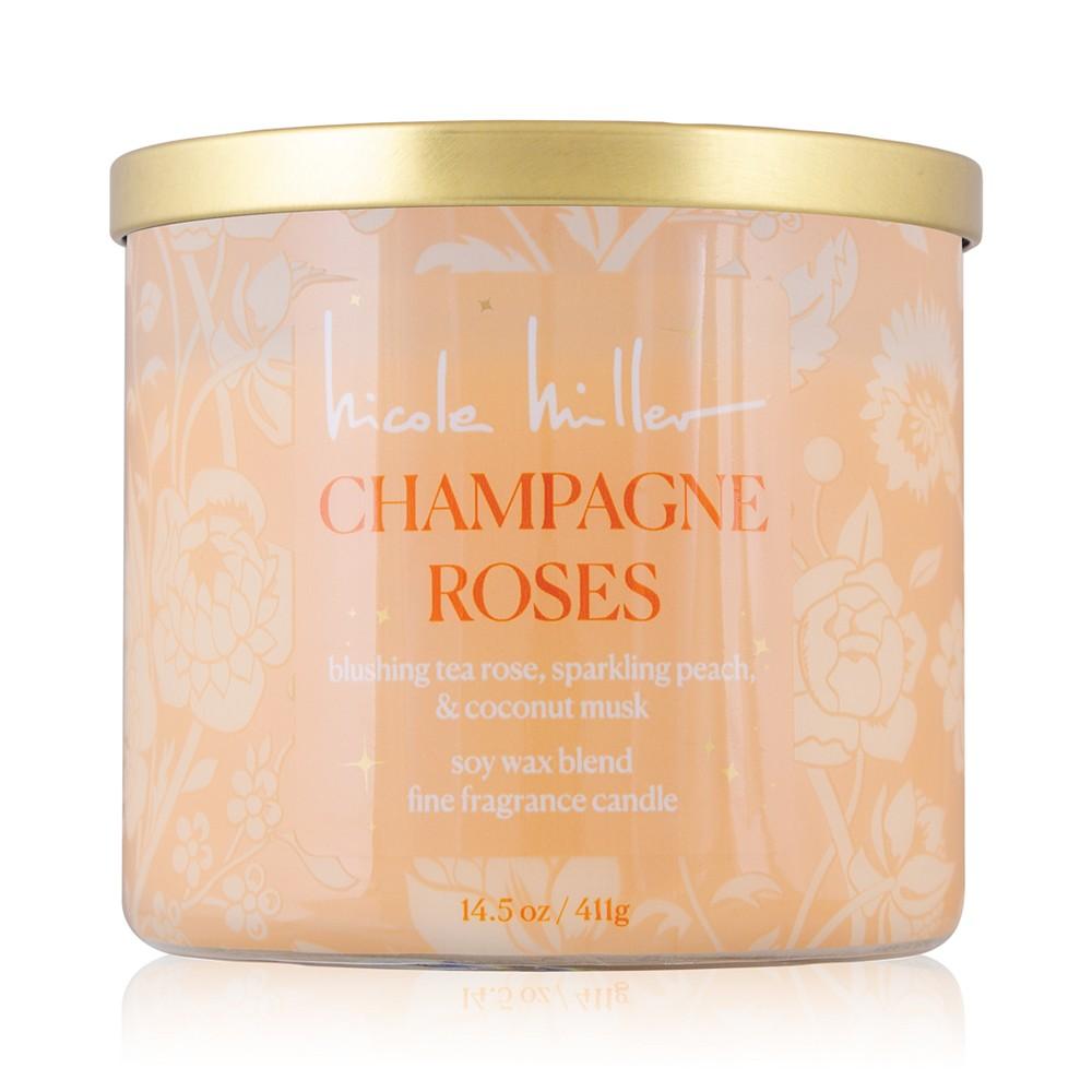 Nicole Miller Champagne & Roses Candle, 14.5 oz.