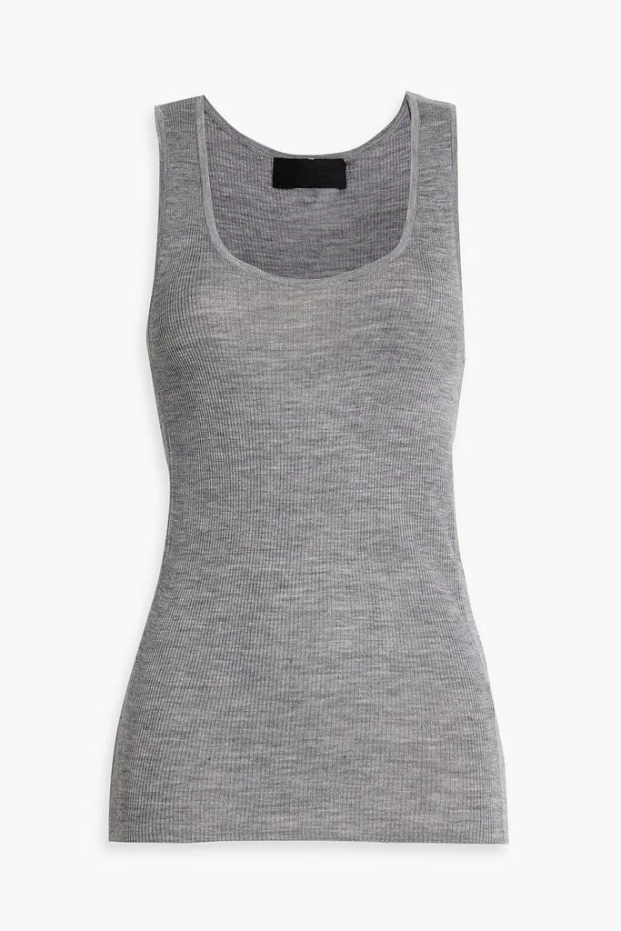 Nili Lotan Becky ribbed silk tank 1