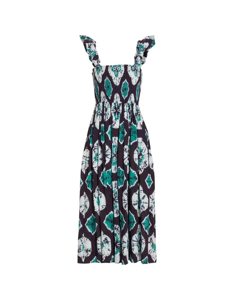 Sea Sea - Aveline Tie Dye Print Sleeveless Smocked Dress 4