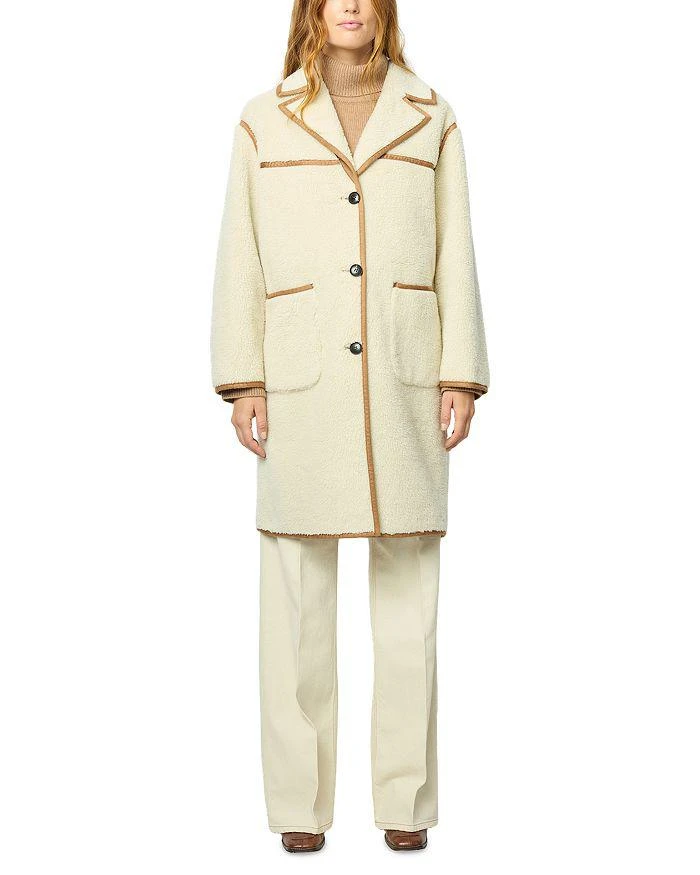 Gerard Darel Lysange Faux Shearling Coat 2