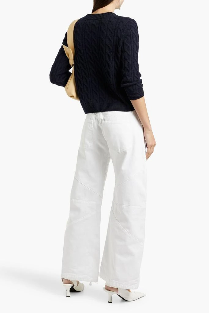 N.PEAL Cable-knit cashmere sweater 3