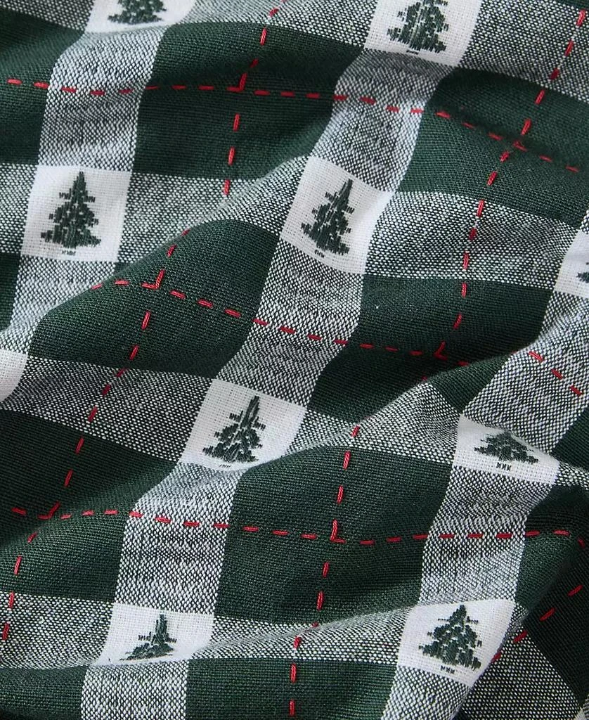 Elrene Sherwood Tree Dobby Cotton Rectangle Tablecloth, 120"x 60" 3