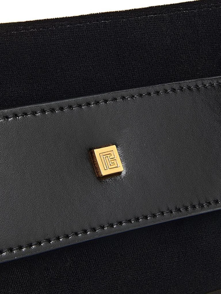 Balmain Anthem Velvet Clutch Bag 6