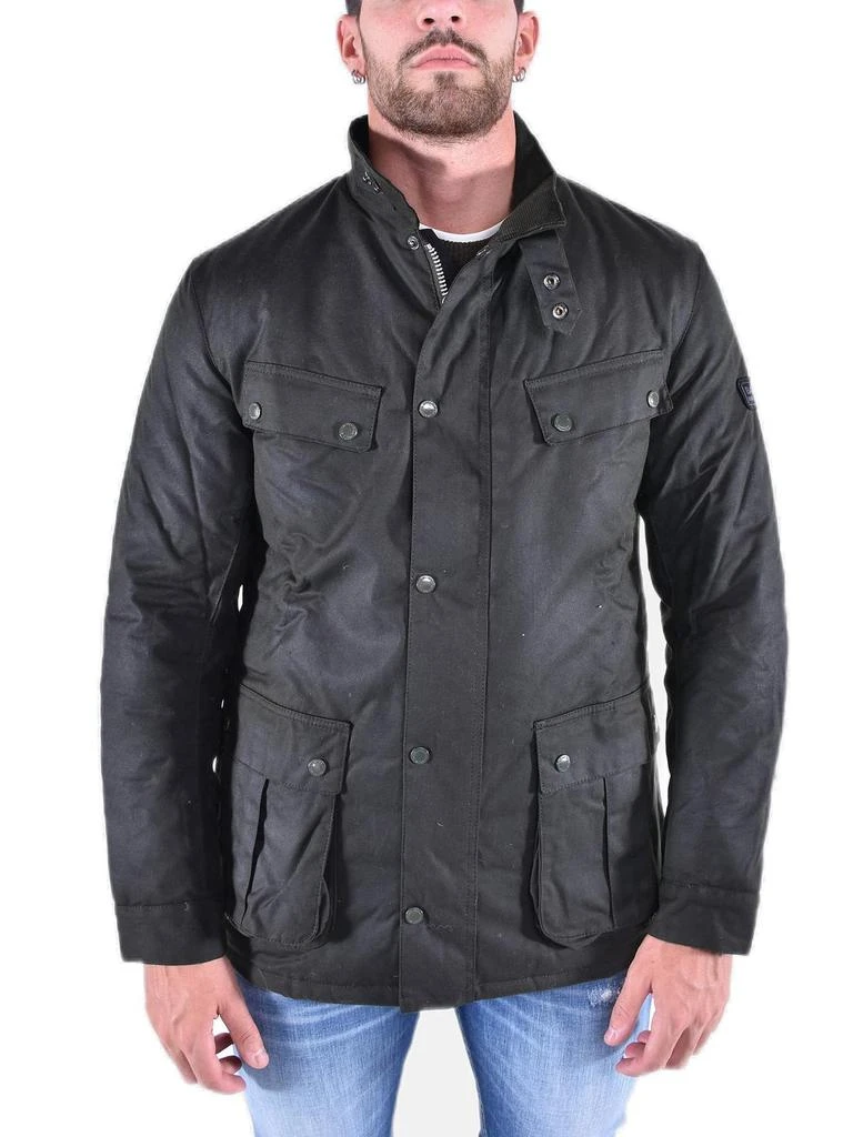 Barbour Barbour Tourer Logo Patch Waxed Jacket 1