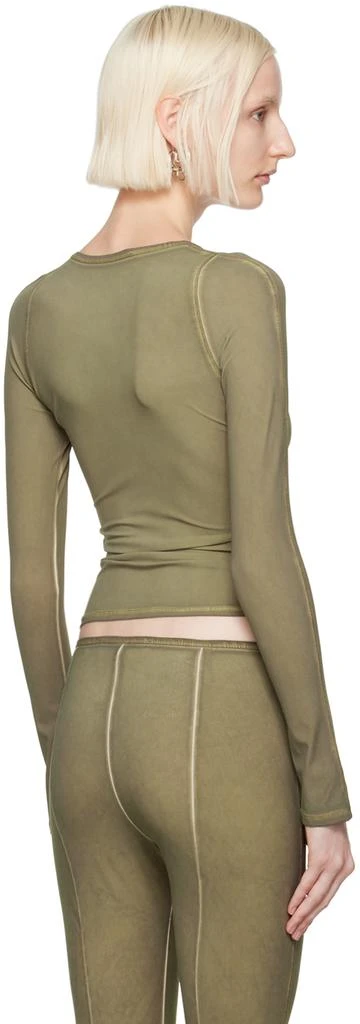 KNWLS Khaki Ghost Long Sleeve T-Shirt 3