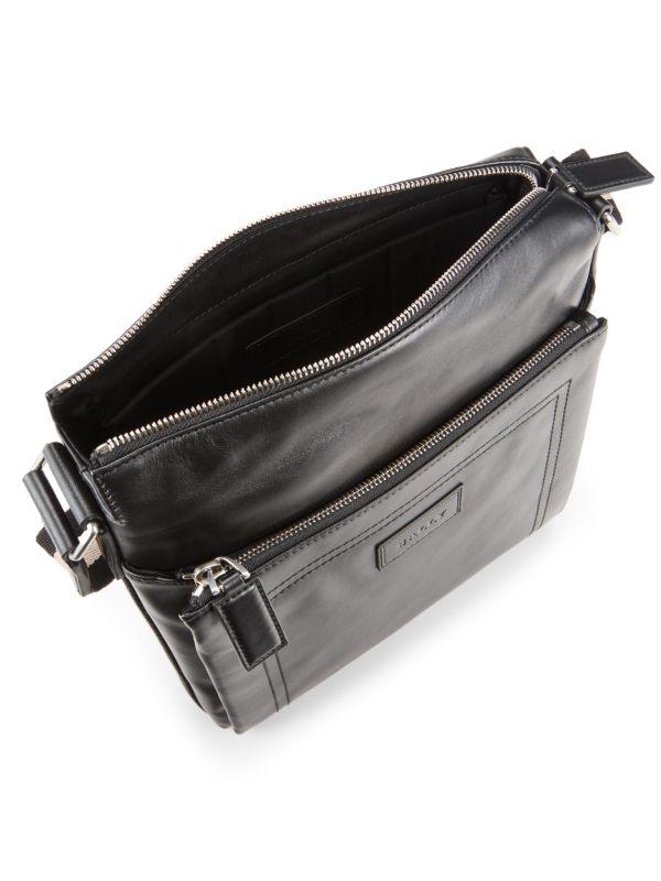 稀少 BALLY(バリー) Casbah Stripe-Strap Leather Crossbody Bag Bally Casbah Stripe-Strap Leather Crossbody Bag - Shoulder