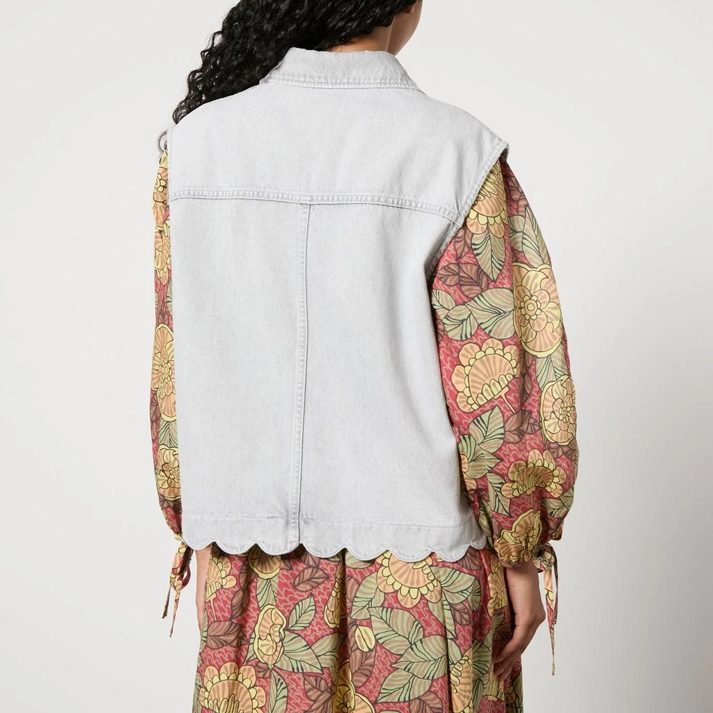 Stella Nova Stella Nova Scalloped Denim Vest 2