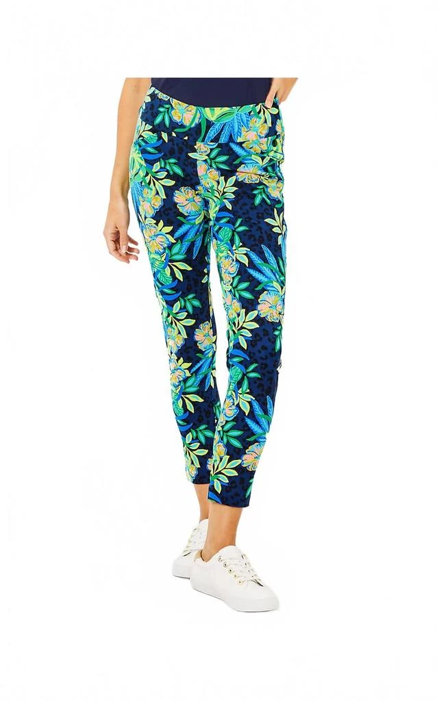 Lilly Pulitzer Upf 50+ Luxletic 28" Corso Pant In Green Multi