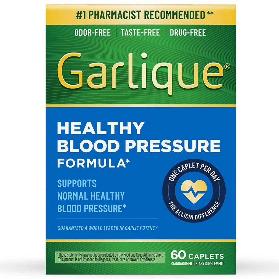 Garlique Garlic Extract Supplement, Healthy Blood Pressure Formula