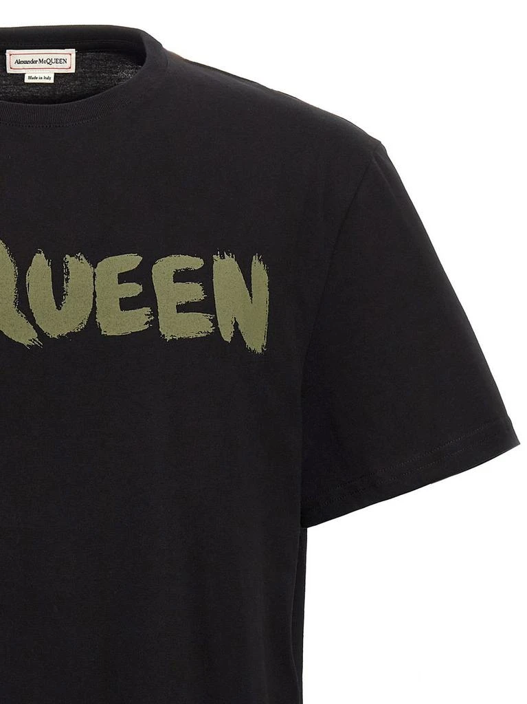 Alexander McQueen Alexander Mcqueen Logo Print T-Shirt 3