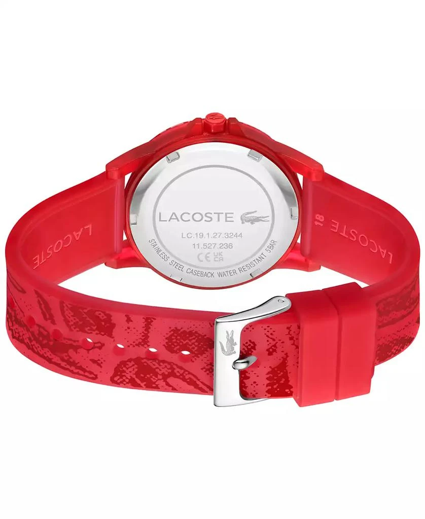 Lacoste Kid's Rider Red Silicone Strap Watch 2