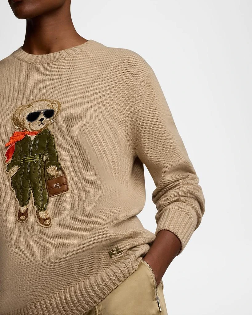 Ralph Lauren Aviator Polo Bear Cashmere Sweater 5