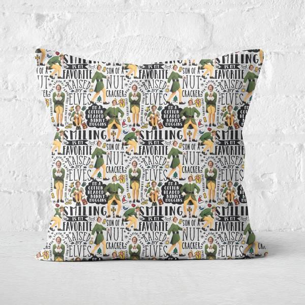 Elf Elf Quotes Square Cushion