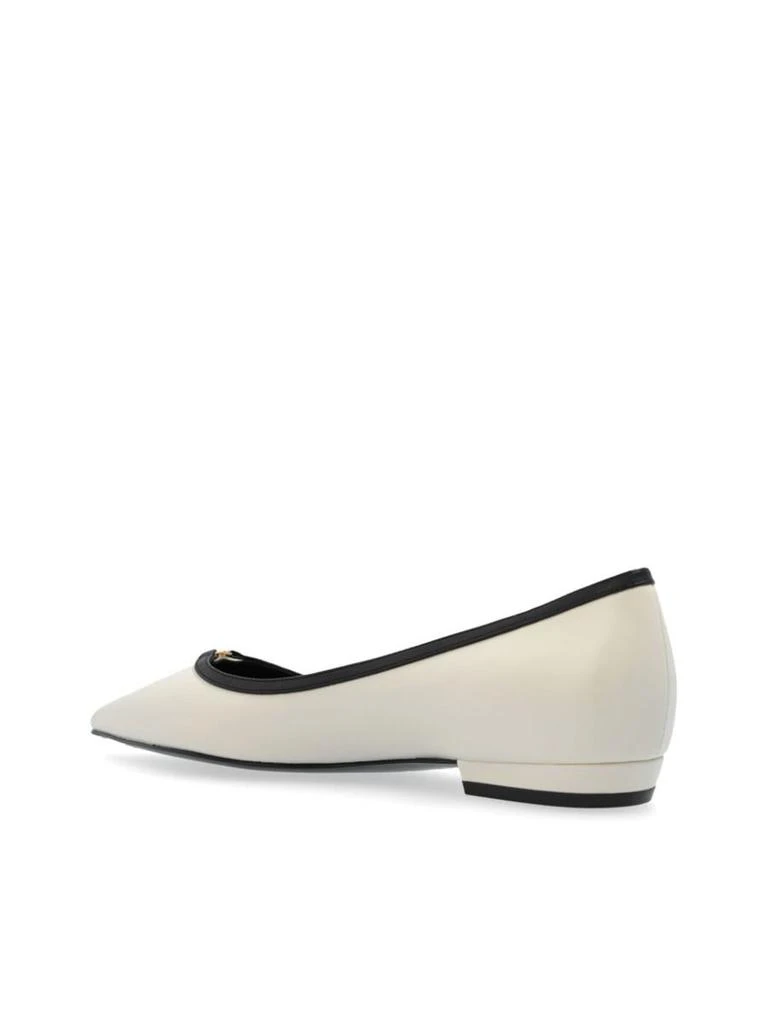 Tory Burch Tory Burch Double T Buckle Pointed Toe Flat Shoes 3