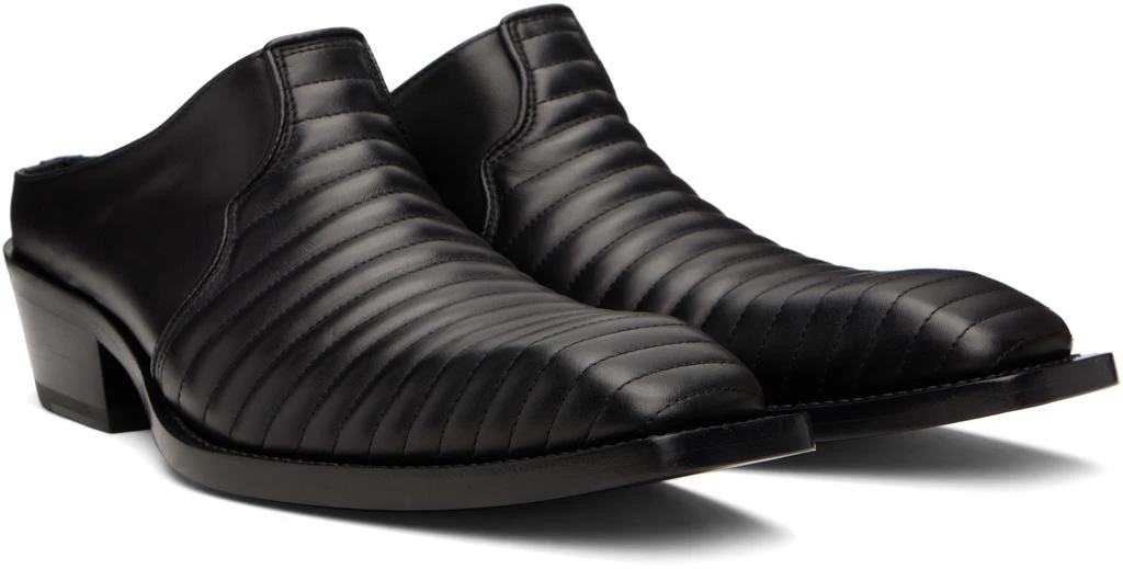 Martine Rose Black Cowboy Mules 4