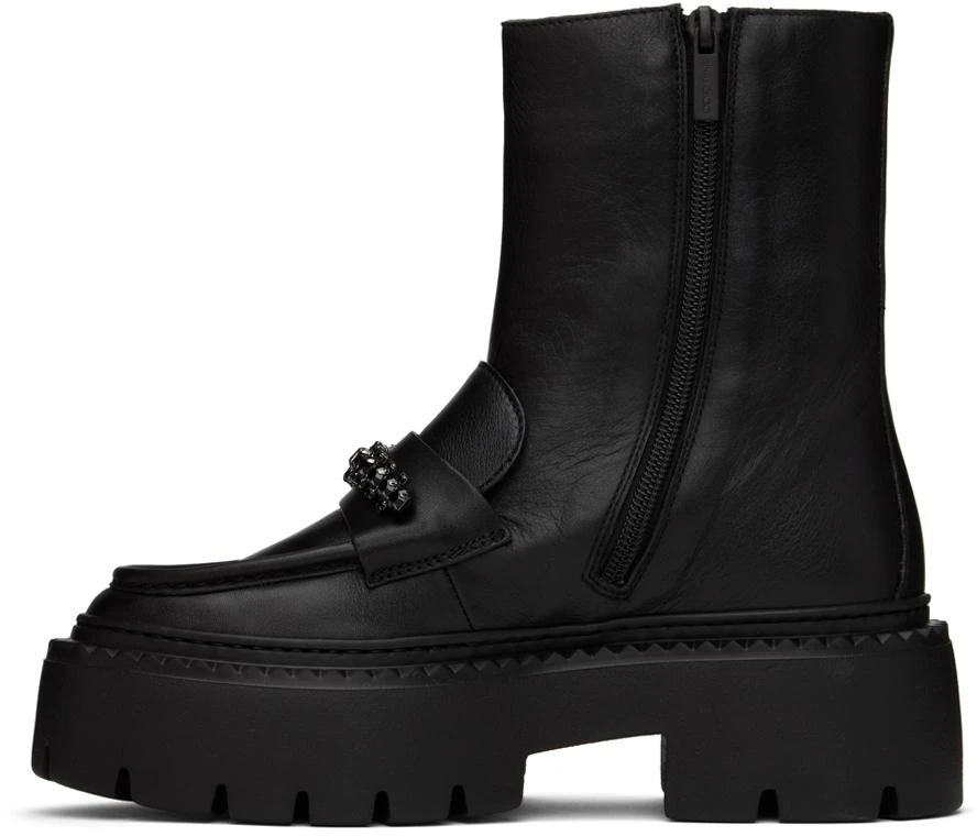 Jimmy Choo Black Bryer Flat Boots 3