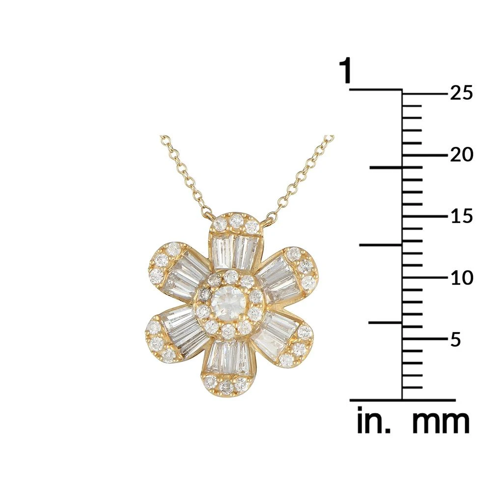 LB Exclusive 14K Yellow Gold 1.25ct Diamond Pendant Necklace PN14994-Y 4