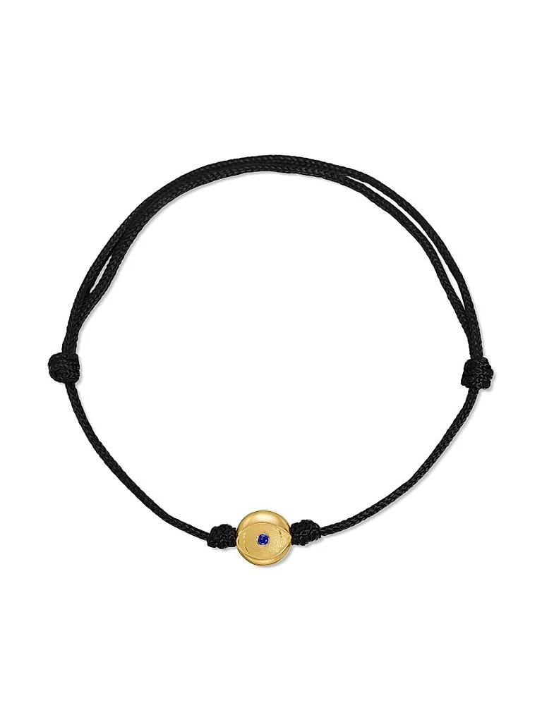 David Yurman Evil Eye Cord Bracelet with 18K Yellow Gold 4