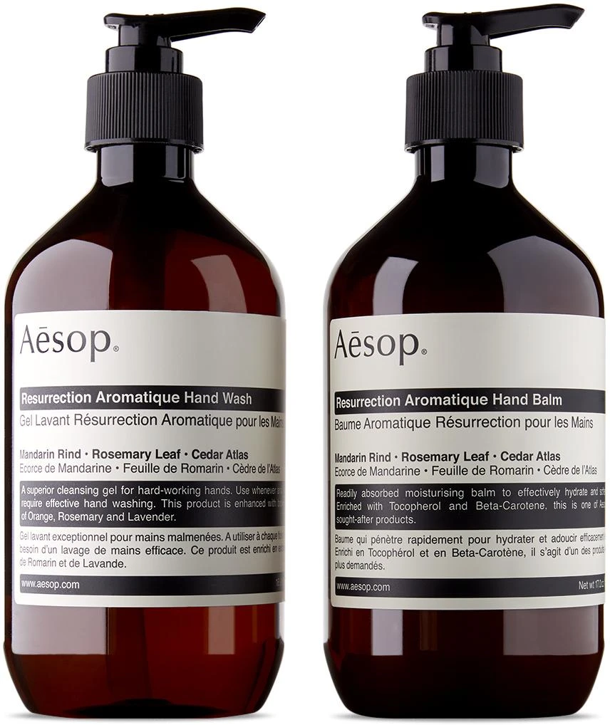 Aesop Resurrection Hand Care Duet Set, 500 mL 1