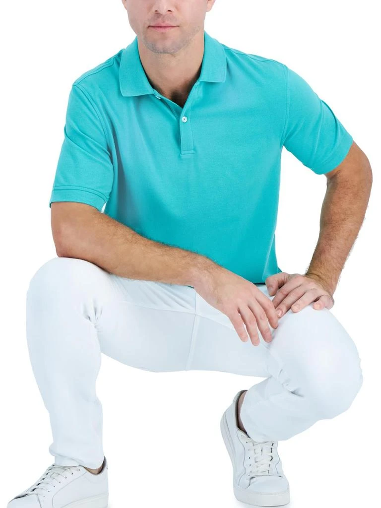 Club Room Mens Classic Fit Performance Polo Shirt 4