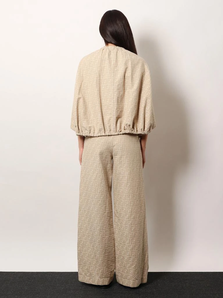 Fendi FF cotton and linen jacket 3