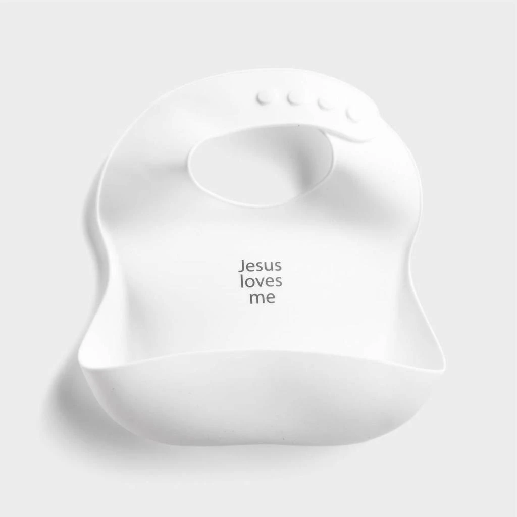 Faithworks Faithworks - Silicone Bib - Jesus Loves Me 2