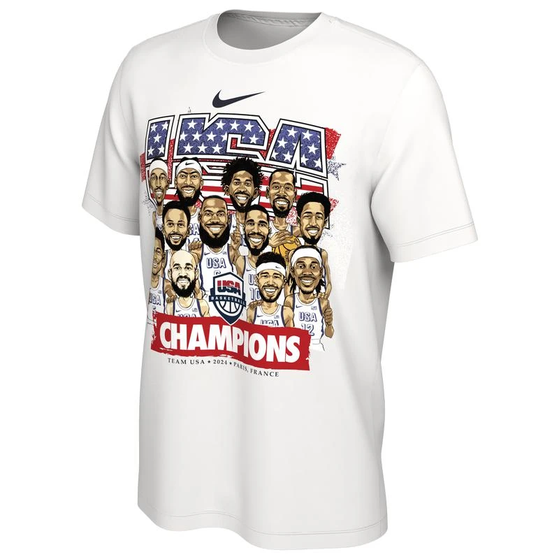 NIKE Nike USAB 2024 Caricature T-Shirt - Men's 1