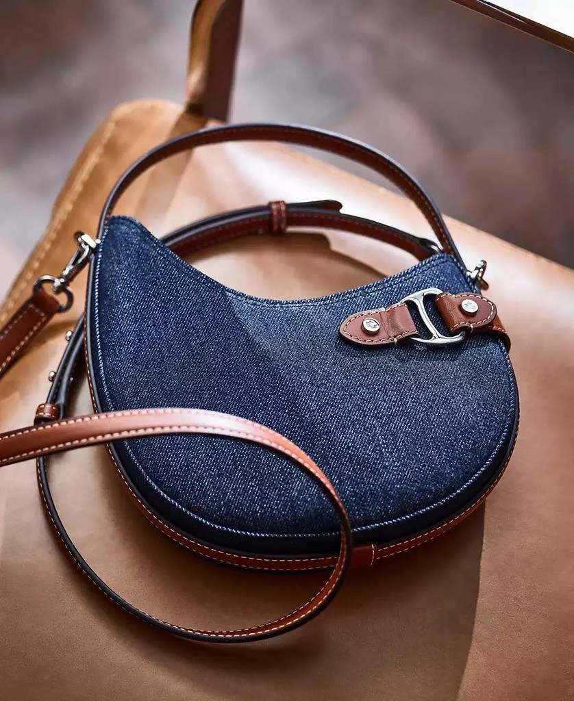 Ralph Lauren Tasha Mini Denim Crossbody Bag 8