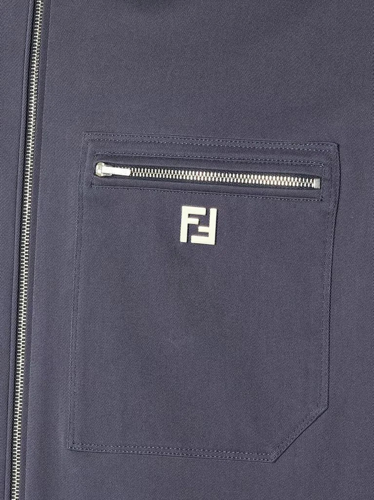 Fendi Cotton jacket with FF detail 3