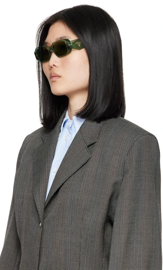 Prada Green Symbole Sunglasses 4