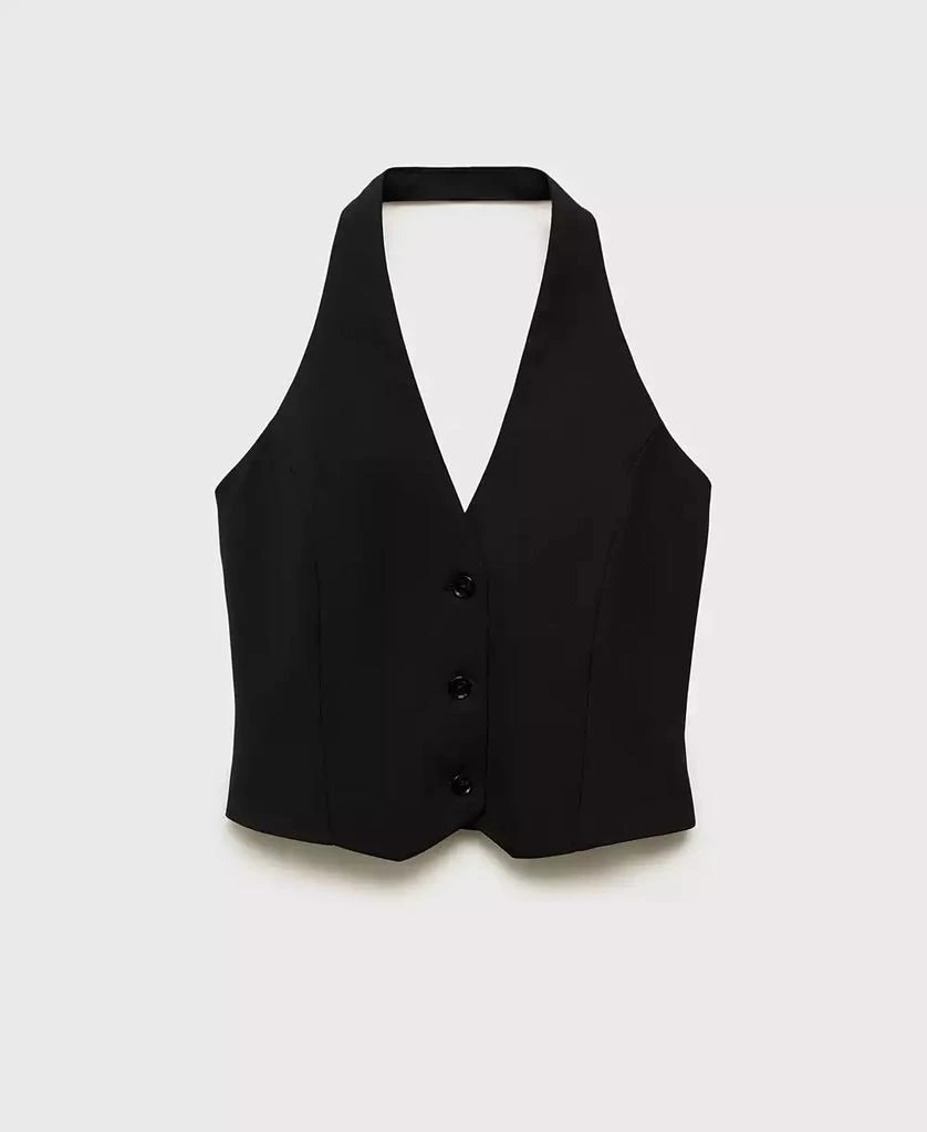 Mango Women's Halter Suit Vest 1