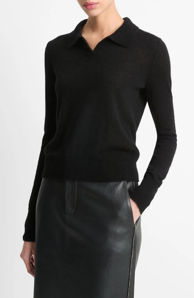 Vince Wool Blend Polo Sweater 3