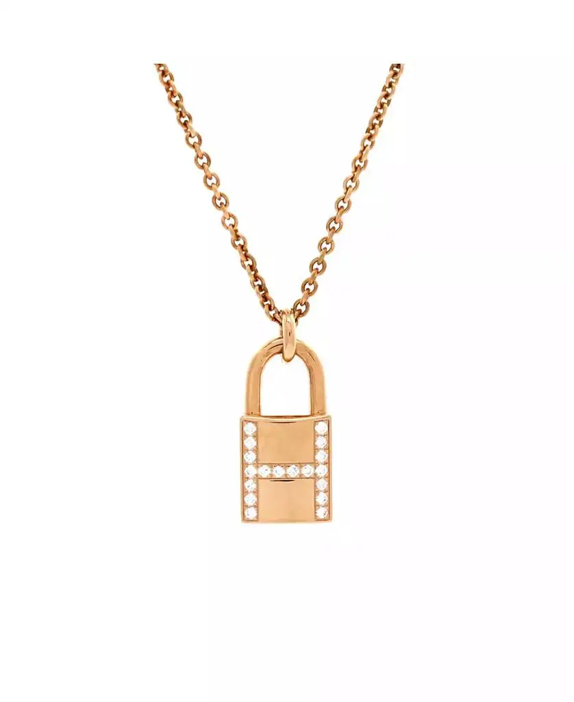Pre-Owned HERMÉS Amulettes Cadenas Pendant Necklace