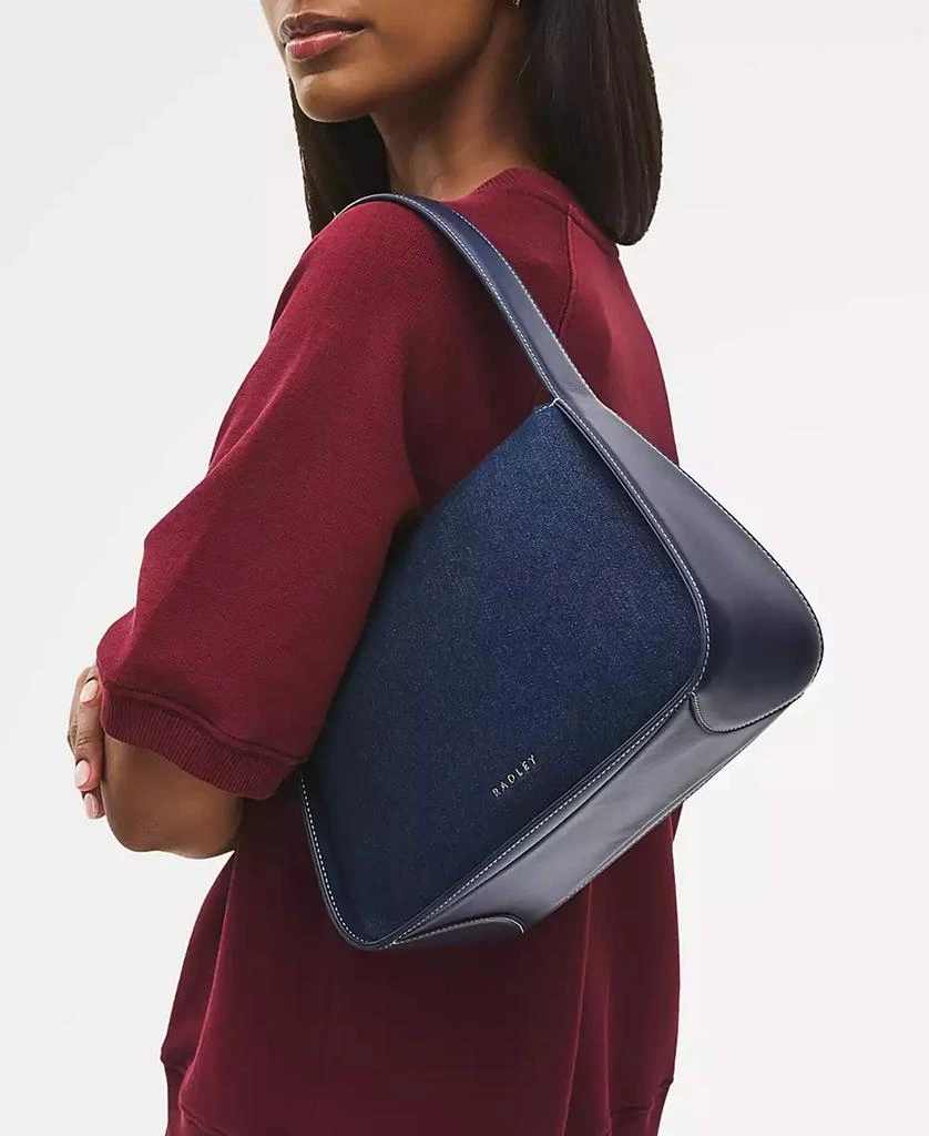 Radley Denim Westwell Lane Indigo Small Zip-Top Grab Bag 2