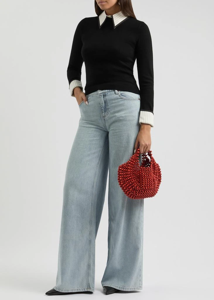 Alice + Olivia Harper wide-leg jeans 4