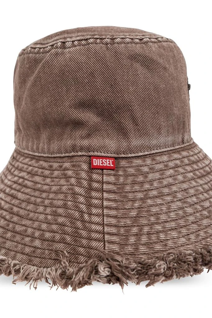 Diesel Diesel C-Bucket-Utlt Logo Embroidered Bucket Hat 3