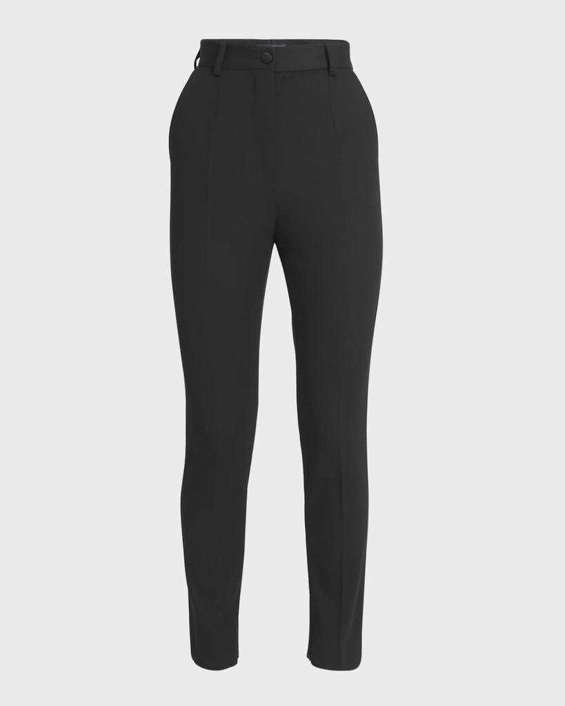 【DOLCE & GABBANA】gabardine straight-leg パンツ Dolce & Gabbana Lana Straight-Leg Gabardine Pants - Leggings