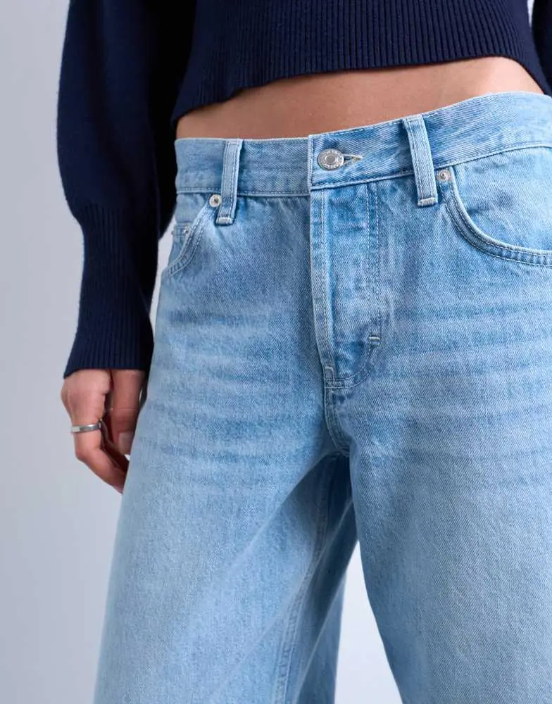 Topshop Topshop Ember low rise straight jean in bleach 4