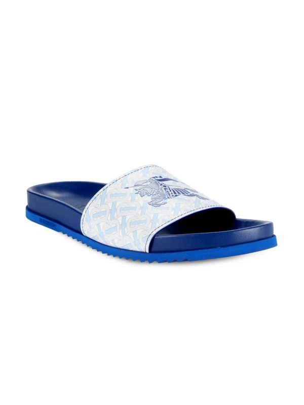 Burberry Logo Leather Slides 2