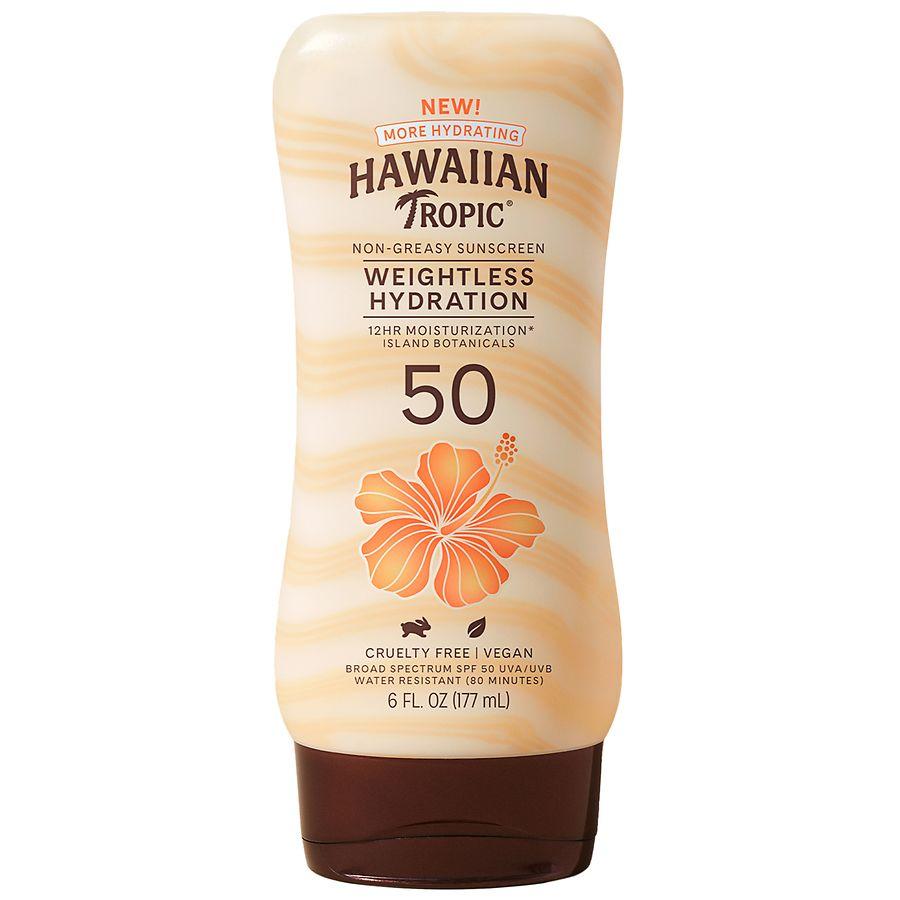 Hawaiian Tropic Weightless Hydration Lotion Sunscreen SPF 50
