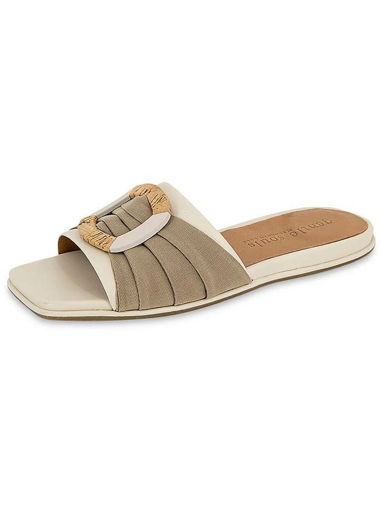 Gentle Souls Rhea Womens Cushioned Footbed Slip On Slide Sandals 4