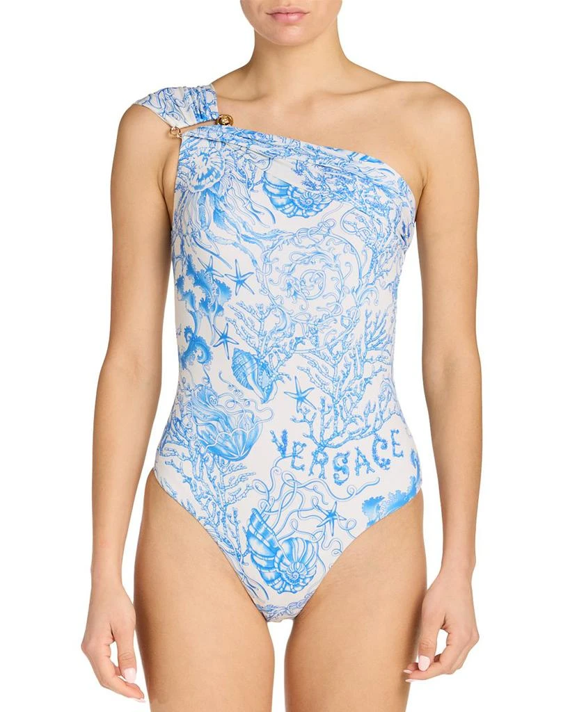 Versace Barocco Safety Pin One Piece Swimsuit 1